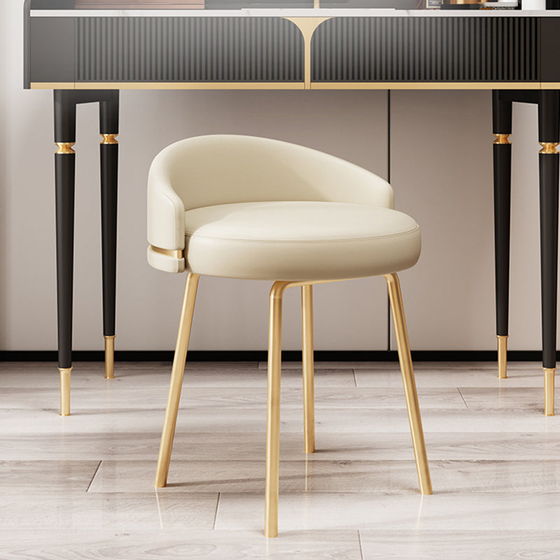 Contemporary Style Dining Chairs Armless Chair for Kitchen with Metal Legs Clearhalo ' kitchen&dining_furn' 'Dining Chairs' 'Dining Tables & Seating' 'dining_chair' 'furn' 'furn_dining_chair' 'Furniture' 'furniture_dining_chair' 'Kitchen & Dining Furniture' 'kitchen' 4414120