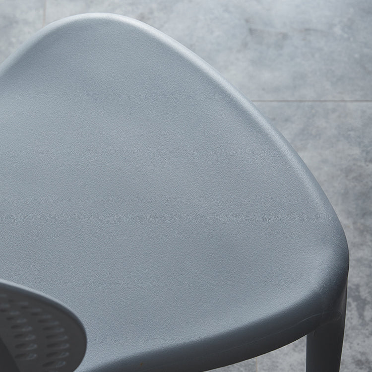 Modern Plastic Indoor-Outdoor Side Chair Open Back Dining Chair Clearhalo ' kitchen&dining_furn' 'Dining Chairs' 'Dining Tables & Seating' 'dining_chair' 'Furniture' 'furniture_dining_chair' 'Kitchen & Dining Furniture' 'kitchen' 4414160