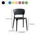Modern Plastic Indoor-Outdoor Side Chair Open Back Dining Chair Clearhalo ' kitchen&dining_furn' 'Dining Chairs' 'Dining Tables & Seating' 'dining_chair' 'Furniture' 'furniture_dining_chair' 'Kitchen & Dining Furniture' 'kitchen' 4414173