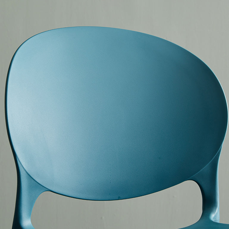 Plastic Contemporary Modern Dining Room Side Chair Open Back Chair Clearhalo ' kitchen&dining_furn' 'Dining Chairs' 'Dining Tables & Seating' 'dining_chair' 'Furniture' 'furniture_dining_chair' 'Kitchen & Dining Furniture' 'kitchen' 4414185