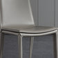 Contemporary Leather Curved Side Chair Matte Finish Parsons Chair Clearhalo ' kitchen&dining_furn' 'Dining Chairs' 'Dining Tables & Seating' 'dining_chair' 'furn' 'furn_dining_chair' 'Furniture' 'furniture_dining_chair' 'Kitchen & Dining Furniture' 'kitchen' 4414304