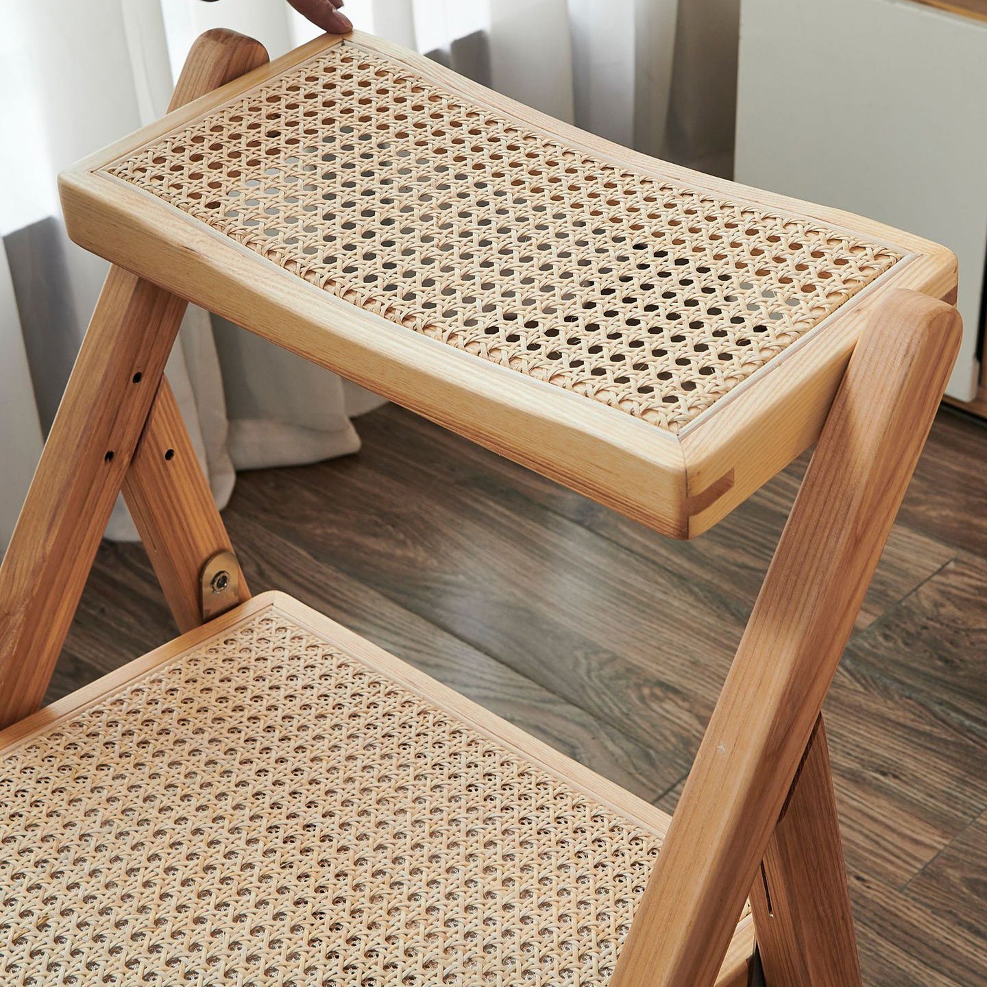 Contemporary Open Back Side Chair Solid Wood Matte Finish Dining Armless Chair Clearhalo ' kitchen&dining_furn' 'Dining Chairs' 'Dining Tables & Seating' 'dining_chair' 'furn' 'furn_dining_chair' 'Furniture' 'furniture_dining_chair' 'Kitchen & Dining Furniture' 'kitchen' 4414328