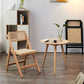 Contemporary Open Back Side Chair Solid Wood Matte Finish Dining Armless Chair Clearhalo ' kitchen&dining_furn' 'Dining Chairs' 'Dining Tables & Seating' 'dining_chair' 'furn' 'furn_dining_chair' 'Furniture' 'furniture_dining_chair' 'Kitchen & Dining Furniture' 'kitchen' 4414331