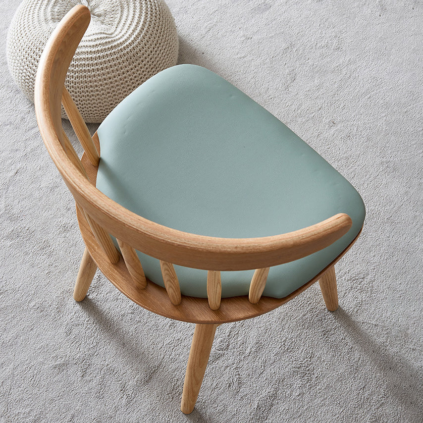 Contemporary Windsor Back Side Chair Solid Wood Dining Armless Chair Clearhalo ' kitchen&dining_furn' 'Dining Chairs' 'Dining Tables & Seating' 'dining_chair' 'furn' 'furn_dining_chair' 'Furniture' 'furniture_dining_chair' 'Kitchen & Dining Furniture' 'kitchen' 4414343