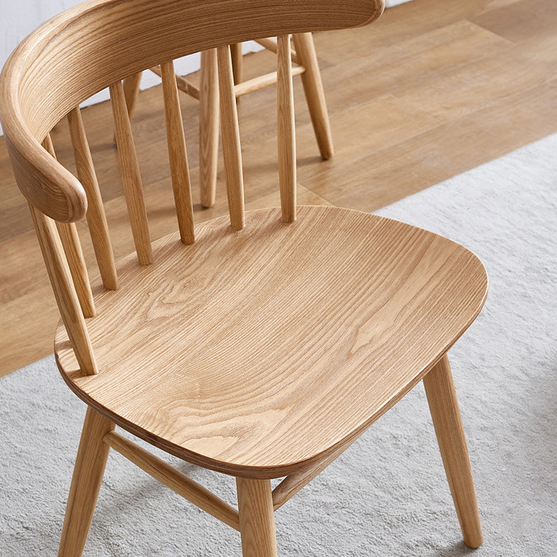 Contemporary Windsor Back Side Chair Solid Wood Dining Armless Chair Clearhalo ' kitchen&dining_furn' 'Dining Chairs' 'Dining Tables & Seating' 'dining_chair' 'furn' 'furn_dining_chair' 'Furniture' 'furniture_dining_chair' 'Kitchen & Dining Furniture' 'kitchen' 4414349