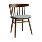 Contemporary Windsor Back Side Chair Solid Wood Dining Armless Chair Walnut 1 Piece Clearhalo ' kitchen&dining_furn' 'Dining Chairs' 'Dining Tables & Seating' 'dining_chair' 'furn' 'furn_dining_chair' 'Furniture' 'furniture_dining_chair' 'Kitchen & Dining Furniture' 'kitchen' 4414354
