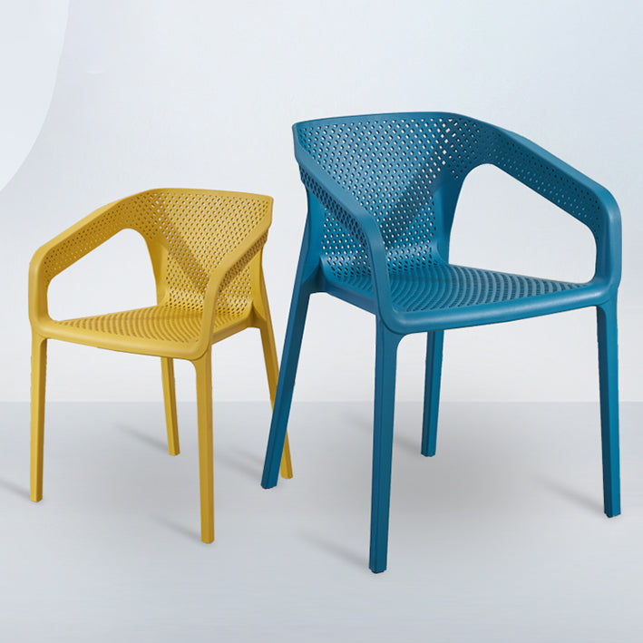 Modern Plastic Kitchen Dining Armchair Solid Back Dining Chair for Home Use Clearhalo ' kitchen&dining_furn' 'Dining Chairs' 'Dining Tables & Seating' 'dining_chair' 'furn' 'furn_dining_chair' 'Furniture' 'furniture_dining_chair' 'Kitchen & Dining Furniture' 'kitchen' 4414388