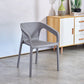 Modern Plastic Kitchen Dining Armchair Solid Back Dining Chair for Home Use Grey 1 Piece Clearhalo ' kitchen&dining_furn' 'Dining Chairs' 'Dining Tables & Seating' 'dining_chair' 'furn' 'furn_dining_chair' 'Furniture' 'furniture_dining_chair' 'Kitchen & Dining Furniture' 'kitchen' 4414390