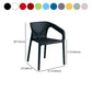 Modern Plastic Kitchen Dining Armchair Solid Back Dining Chair for Home Use Clearhalo ' kitchen&dining_furn' 'Dining Chairs' 'Dining Tables & Seating' 'dining_chair' 'furn' 'furn_dining_chair' 'Furniture' 'furniture_dining_chair' 'Kitchen & Dining Furniture' 'kitchen' 4414423