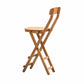 Indoor Minimalism Wood Backrest Barstools Folding Counter Stools, 1 Piece Natural Counter Stool(27"H) Clearhalo 'Bar Furniture' 'Bar Stools' 'bar_stools' 'furn' 'furn_bar_stools' 'furniture_bar_stools' 'Kitchen & Dining Furniture' 'kitchen&dining_furn' 'kitchen' 'kitchen_furn' Furniture' 4415777
