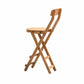 Indoor Minimalism Wood Backrest Barstools Folding Counter Stools, 1 Piece Natural Counter Stool (24"H) Clearhalo 'Bar Furniture' 'Bar Stools' 'bar_stools' 'furn' 'furn_bar_stools' 'furniture_bar_stools' 'Kitchen & Dining Furniture' 'kitchen&dining_furn' 'kitchen' 'kitchen_furn' Furniture' 4415780