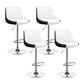 Indoor Modern Leather Bat Stool Bucket Adjustable Backrest Counter Height Stool White Inner 4 Piece Set Clearhalo 'Bar Furniture' 'Bar Stools' 'bar_stools' 'furn' 'furn_bar_stools' 'furniture_bar_stools' 'Kitchen & Dining Furniture' 'kitchen&dining_furn' 'kitchen' 'kitchen_furn' Furniture' 4415818