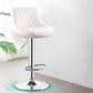 Indoor Modern Leather Bat Stool Bucket Adjustable Backrest Counter Height Stool White 1 Piece Clearhalo 'Bar Furniture' 'Bar Stools' 'bar_stools' 'furn' 'furn_bar_stools' 'furniture_bar_stools' 'Kitchen & Dining Furniture' 'kitchen&dining_furn' 'kitchen' 'kitchen_furn' Furniture' 4415819
