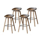 Contemporary Solid Wood Barstool Indoor Bar Stool with Low Back for Kitchen Grey 4 Piece Set Bar Stool(30"H) Clearhalo 'Bar Furniture' 'Bar Stools' 'bar_stools' 'furn' 'furn_bar_stools' 'furniture_bar_stools' 'Kitchen & Dining Furniture' 'kitchen&dining_furn' 'kitchen' 'kitchen_furn' Furniture' 4415830