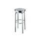 Industrial Style Armless Barstool Stainless Steel Counter Stools for Coffee Shop, 1 Piece Swivel Counter Stool(26"H) Clearhalo 'Bar Furniture' 'Bar Stools' 'bar_stools' 'furn' 'furn_bar_stools' 'furniture_bar_stools' 'Kitchen & Dining Furniture' 'kitchen&dining_furn' 'kitchen' 'kitchen_furn' Furniture' 4415918
