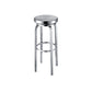 Industrial Style Armless Barstool Stainless Steel Counter Stools for Coffee Shop, 1 Piece Swivel Bar Stool(30"H) Clearhalo 'Bar Furniture' 'Bar Stools' 'bar_stools' 'furn' 'furn_bar_stools' 'furniture_bar_stools' 'Kitchen & Dining Furniture' 'kitchen&dining_furn' 'kitchen' 'kitchen_furn' Furniture' 4415921