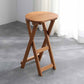 Nordic Style Armless Wood 25-inch Barstools Folding Counter Stools, 1 Piece Natural Clearhalo 'Bar Furniture' 'Bar Stools' 'bar_stools' 'furn' 'furn_bar_stools' 'furniture_bar_stools' 'Kitchen & Dining Furniture' 'kitchen&dining_furn' 'kitchen' 'kitchen_furn' Furniture' 4415956