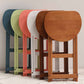 Nordic Style Armless Wood 25-inch Barstools Folding Counter Stools, 1 Piece Clearhalo 'Bar Furniture' 'Bar Stools' 'bar_stools' 'furn' 'furn_bar_stools' 'furniture_bar_stools' 'Kitchen & Dining Furniture' 'kitchen&dining_furn' 'kitchen' 'kitchen_furn' Furniture' 4415960