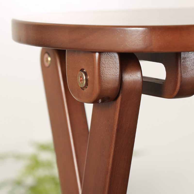 Nordic Style Armless Wood 25-inch Barstools Folding Counter Stools, 1 Piece Clearhalo 'Bar Furniture' 'Bar Stools' 'bar_stools' 'furn' 'furn_bar_stools' 'furniture_bar_stools' 'Kitchen & Dining Furniture' 'kitchen&dining_furn' 'kitchen' 'kitchen_furn' Furniture' 4415962