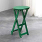 Nordic Style Armless Wood 25-inch Barstools Folding Counter Stools, 1 Piece Dark Green Clearhalo 'Bar Furniture' 'Bar Stools' 'bar_stools' 'furn' 'furn_bar_stools' 'furniture_bar_stools' 'Kitchen & Dining Furniture' 'kitchen&dining_furn' 'kitchen' 'kitchen_furn' Furniture' 4415965