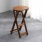 Nordic Style Armless Wood 25-inch Barstools Folding Counter Stools, 1 Piece Coffee Clearhalo 'Bar Furniture' 'Bar Stools' 'bar_stools' 'furn' 'furn_bar_stools' 'furniture_bar_stools' 'Kitchen & Dining Furniture' 'kitchen&dining_furn' 'kitchen' 'kitchen_furn' Furniture' 4415967