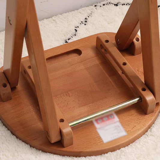 Nordic Style Armless Wood 25-inch Barstools Folding Counter Stools, 1 Piece Clearhalo 'Bar Furniture' 'Bar Stools' 'bar_stools' 'furn' 'furn_bar_stools' 'furniture_bar_stools' 'Kitchen & Dining Furniture' 'kitchen&dining_furn' 'kitchen' 'kitchen_furn' Furniture' 4415968