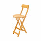 Nordic Style Armless Wood Backrest Barstools Folding Counter Stools, 1 Piece Natural Counter Stool (24"H) Clearhalo 'Bar Furniture' 'Bar Stools' 'bar_stools' 'furn' 'furn_bar_stools' 'furniture_bar_stools' 'Kitchen & Dining Furniture' 'kitchen&dining_furn' 'kitchen' 'kitchen_furn' Furniture' 4415973