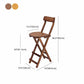 Nordic Style Armless Wood Backrest Barstools Folding Counter Stools, 1 Piece Clearhalo 'Bar Furniture' 'Bar Stools' 'bar_stools' 'furn' 'furn_bar_stools' 'furniture_bar_stools' 'Kitchen & Dining Furniture' 'kitchen&dining_furn' 'kitchen' 'kitchen_furn' Furniture' 4415980