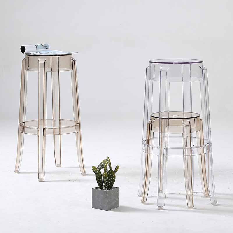 Nordic Simple Stackable Counter Stools 30-inch Height Armless Indoor Bar Stool,set of 2 Clearhalo 'Bar Furniture' 'Bar Stools' 'bar_stools' 'furn' 'furn_bar_stools' 'furniture_bar_stools' 'Kitchen & Dining Furniture' 'kitchen&dining_furn' 'kitchen' 'kitchen_furn' Furniture' 4415982
