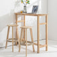 Industrial Rubberwood Stackable Simple Barstool Indoor Tall Stool with Round Seat Clearhalo 'Bar Furniture' 'Bar Stools' 'bar_stools' 'furn' 'furn_bar_stools' 'furniture_bar_stools' 'Kitchen & Dining Furniture' 'kitchen&dining_furn' 'kitchen' 'kitchen_furn' Furniture' 4416031