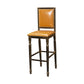 Distressed Bronze 29.5" H Barstool Industrial Indoor Tall Stool with Square Seat Yellow 1 Piece Clearhalo 'Bar Furniture' 'Bar Stools' 'bar_stools' 'furn' 'furn_bar_stools' 'furniture_bar_stools' 'Kitchen & Dining Furniture' 'kitchen&dining_furn' 'kitchen' 'kitchen_furn' Furniture' 4416041