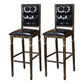 Distressed Bronze 29.5" H Barstool Industrial Indoor Tall Stool with Square Seat Black 2 Piece Set Clearhalo 'Bar Furniture' 'Bar Stools' 'bar_stools' 'furn' 'furn_bar_stools' 'furniture_bar_stools' 'Kitchen & Dining Furniture' 'kitchen&dining_furn' 'kitchen' 'kitchen_furn' Furniture' 4416066