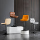 Nordic Metal Adjustable Swivel Barstool Indoor Tall Stool with Leather Seat Clearhalo 'Bar Furniture' 'Bar Stools' 'bar_stools' 'furn' 'furn_bar_stools' 'furniture_bar_stools' 'Kitchen & Dining Furniture' 'kitchen&dining_furn' 'kitchen' 'kitchen_furn' Furniture' 4416079