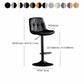 Nordic Metal Adjustable Swivel Barstool Indoor Tall Stool with Leather Seat Clearhalo 'Bar Furniture' 'Bar Stools' 'bar_stools' 'furn' 'furn_bar_stools' 'furniture_bar_stools' 'Kitchen & Dining Furniture' 'kitchen&dining_furn' 'kitchen' 'kitchen_furn' Furniture' 4416129