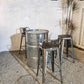 Industrial Iron Low Back Barstool 29.5" H Indoor Tall Stool with Square Seat Clearhalo 'Bar Furniture' 'Bar Stools' 'bar_stools' 'furn' 'furn_bar_stools' 'furniture_bar_stools' 'Kitchen & Dining Furniture' 'kitchen&dining_furn' 'kitchen' 'kitchen_furn' Furniture' 4416133