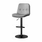 39.5" H Leather Swivel Barstool Nordic Adjustable Tall Stool for Indoor Grey 1 Piece Clearhalo 'Bar Furniture' 'Bar Stools' 'bar_stools' 'furn' 'furn_bar_stools' 'furniture_bar_stools' 'Kitchen & Dining Furniture' 'kitchen&dining_furn' 'kitchen' 'kitchen_furn' Furniture' 4416178