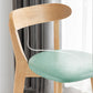 Nordic Wood Simple Barstool 28" H Indoor Tall Stool with Upholstered Clearhalo 'Bar Furniture' 'Bar Stools' 'bar_stools' 'furn' 'furn_bar_stools' 'furniture_bar_stools' 'Kitchen & Dining Furniture' 'kitchen&dining_furn' 'kitchen' 'kitchen_furn' Furniture' 4416274