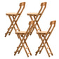 Nordic Style Armless Wood Barstools Folding Counter Stools for Dinning Room Natural 4 Piece Set Counter Stool (24"H) Clearhalo 'Bar Furniture' 'Bar Stools' 'bar_stools' 'furn' 'furn_bar_stools' 'furniture_bar_stools' 'Kitchen & Dining Furniture' 'kitchen&dining_furn' 'kitchen' 'kitchen_furn' Furniture' 4416351