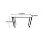 Industrial Black Iron Bar Table Faux Marble White Top 41.3"H Bistro Table with Storage Clearhalo 'Bar Furniture' 'Bar Tables' 'bar_tables' 'furn' 'furn_bar_tables' 'Furniture' 'furniture_bar_tables' 'Kitchen & Dining Furniture' 4416637