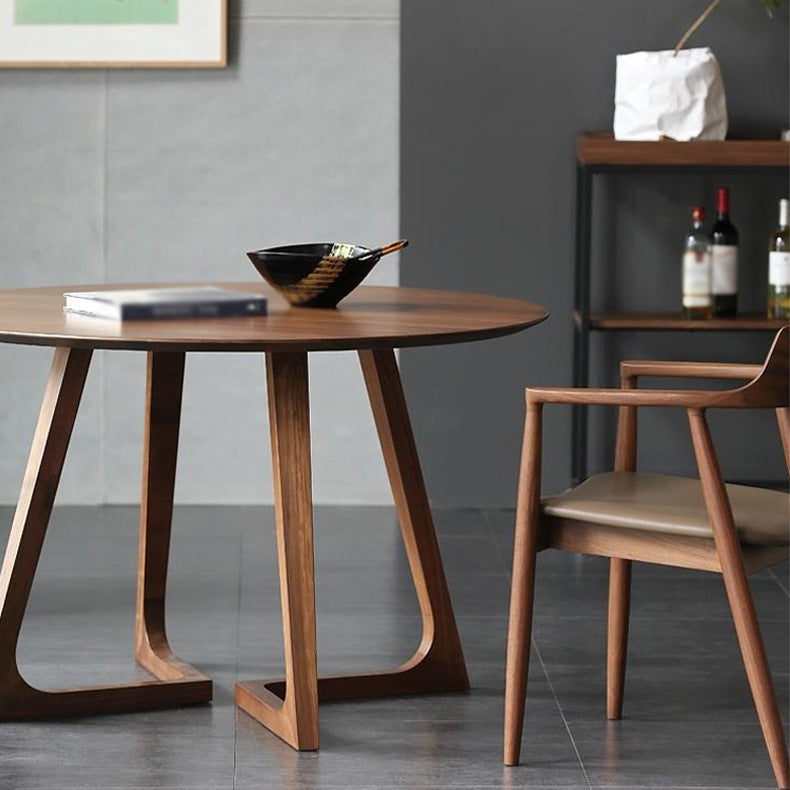 Modern 1/2/3/4/5 Pieces Dining Set Solid Wood Round Dining Furniture Set /Separate Items Clearhalo 'Dining Room Sets' 'Dining Tables & Seating' 'dining_room_set' 'furn' 'furn_dining_room_set' 'Furniture' 'furniture_dining_room_set' 'Kitchen & Dining Furniture' 'kitchen&dining_furn' 'kitchen' 4417940