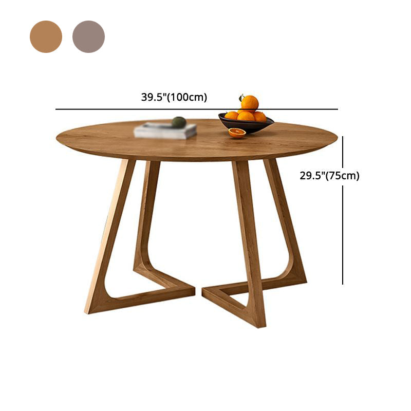 Modern 1/2/3/4/5 Pieces Dining Set Solid Wood Round Dining Furniture Set /Separate Items Clearhalo 'Dining Room Sets' 'Dining Tables & Seating' 'dining_room_set' 'furn' 'furn_dining_room_set' 'Furniture' 'furniture_dining_room_set' 'Kitchen & Dining Furniture' 'kitchen&dining_furn' 'kitchen' 4417944