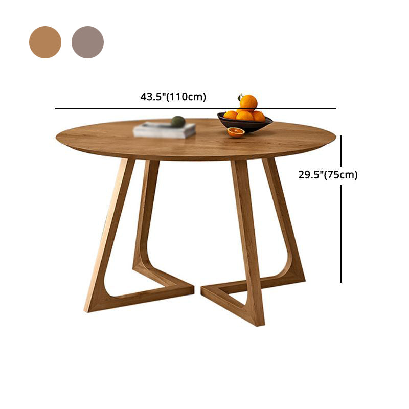 Modern 1/2/3/4/5 Pieces Dining Set Solid Wood Round Dining Furniture Set /Separate Items Clearhalo 'Dining Room Sets' 'Dining Tables & Seating' 'dining_room_set' 'furn' 'furn_dining_room_set' 'Furniture' 'furniture_dining_room_set' 'Kitchen & Dining Furniture' 'kitchen&dining_furn' 'kitchen' 4417945