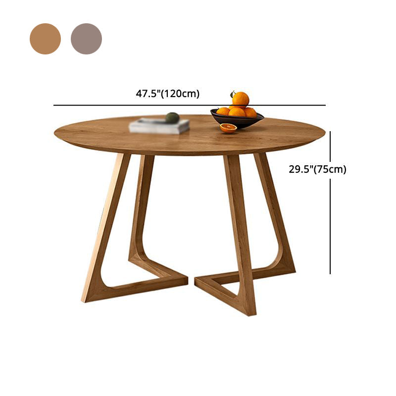 Modern 1/2/3/4/5 Pieces Dining Set Solid Wood Round Dining Furniture Set /Separate Items Clearhalo 'Dining Room Sets' 'Dining Tables & Seating' 'dining_room_set' 'furn' 'furn_dining_room_set' 'Furniture' 'furniture_dining_room_set' 'Kitchen & Dining Furniture' 'kitchen&dining_furn' 'kitchen' 4417946