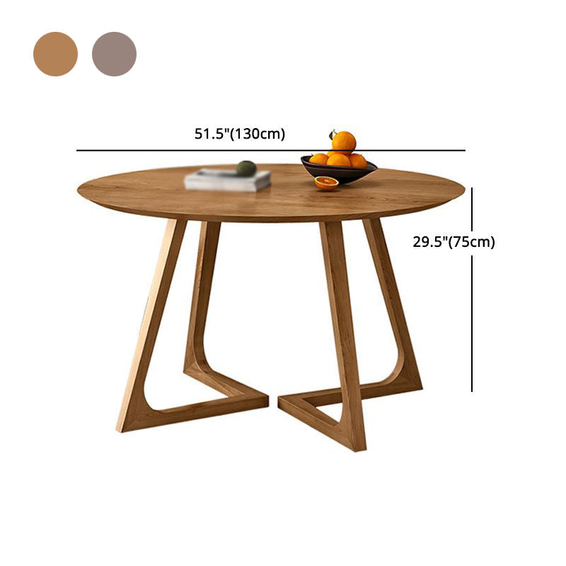 Modern 1/2/3/4/5 Pieces Dining Set Solid Wood Round Dining Furniture Set /Separate Items Clearhalo 'Dining Room Sets' 'Dining Tables & Seating' 'dining_room_set' 'furn' 'furn_dining_room_set' 'Furniture' 'furniture_dining_room_set' 'Kitchen & Dining Furniture' 'kitchen&dining_furn' 'kitchen' 4417947