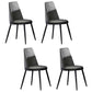 1/4/5/7 Pcs Metal Modern Dining Room Set with Rectangle Metal Base Table Dining Set 4 Dark Grey Chairs Clearhalo 'Dining Room Sets' 'Dining Tables & Seating' 'dining_room_set' 'furn' 'furn_dining_room_set' 'Furniture' 'furniture_dining_room_set' 'Kitchen & Dining Furniture' 'kitchen&dining_furn' 'kitchen' 4417955