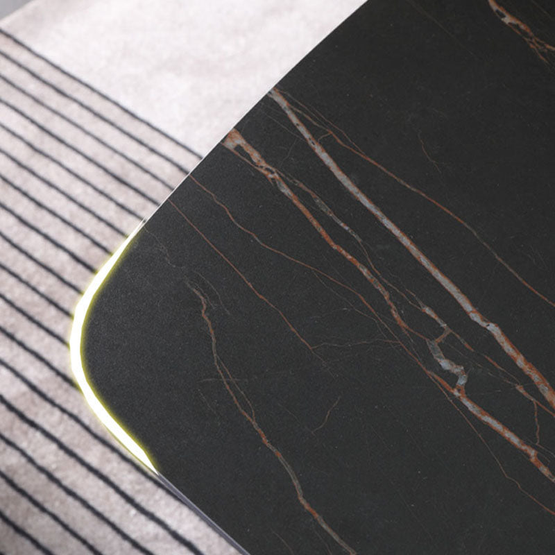 1/4/5/7 Pcs Metal Modern Dining Room Set with Rectangle Metal Base Table Dining Set Clearhalo 'Dining Room Sets' 'Dining Tables & Seating' 'dining_room_set' 'furn' 'furn_dining_room_set' 'Furniture' 'furniture_dining_room_set' 'Kitchen & Dining Furniture' 'kitchen&dining_furn' 'kitchen' 4417958