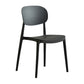 Modern Plastic Side Chair Solid Back Dining Chair for Restaurant Clearhalo ' kitchen&dining_furn' 'Dining Chairs' 'Dining Tables & Seating' 'dining_chair' 'furn' 'furn_dining_chair' 'Furniture' 'furniture_dining_chair' 'Kitchen & Dining Furniture' 'kitchen' 4421218