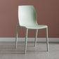 Modern Plastic Indoor-Outdoor Dining Chairs Solid Back Side Chair Light Green 1 Piece Clearhalo ' kitchen&dining_furn' 'Dining Chairs' 'Dining Tables & Seating' 'dining_chair' 'Furniture' 'furniture_dining_chair' 'Kitchen & Dining Furniture' 'kitchen' 4421255