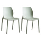 Modern Plastic Indoor-Outdoor Dining Chairs Solid Back Side Chair Light Green Set of 2 Clearhalo ' kitchen&dining_furn' 'Dining Chairs' 'Dining Tables & Seating' 'dining_chair' 'Furniture' 'furniture_dining_chair' 'Kitchen & Dining Furniture' 'kitchen' 4421256