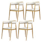 Glam Metal Dining Room Chairs Open Back Upholstered Arm Chair White Leather 4 Piece Set Clearhalo ' kitchen&dining_furn' 'Dining Chairs' 'Dining Tables & Seating' 'dining_chair' 'furn' 'furn_dining_chair' 'Furniture' 'furniture_dining_chair' 'Kitchen & Dining Furniture' 'kitchen' 4421291